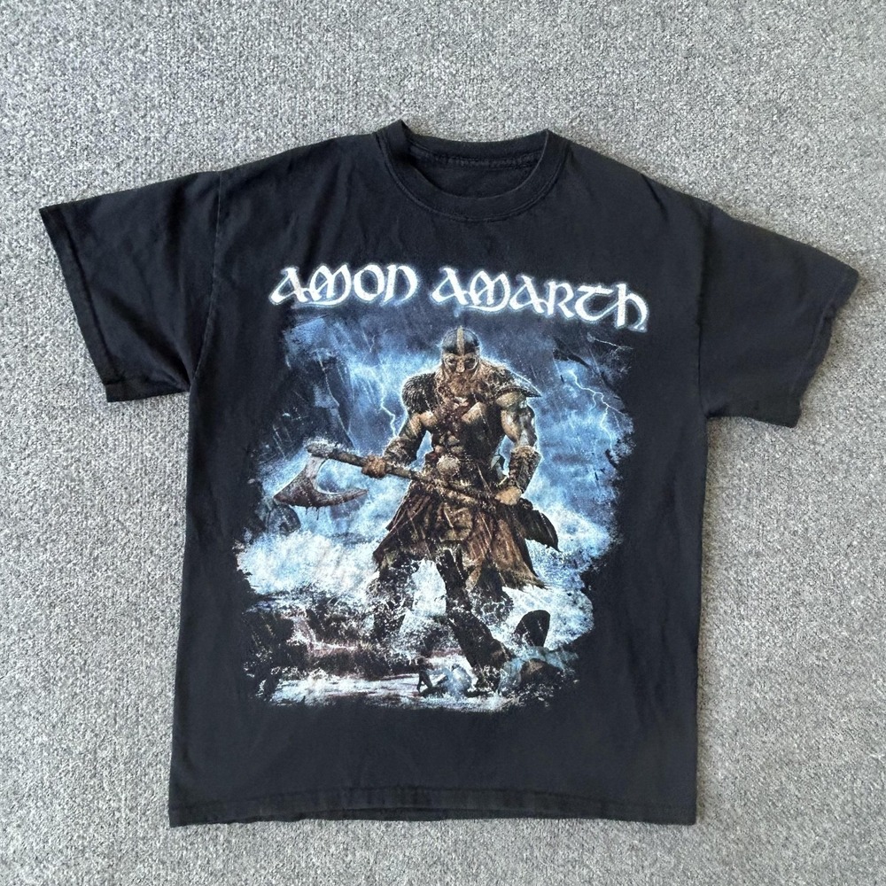 Amon Amarth Shirt Mens Medium Black North America Tour 2016 Viking‎ Metal Tee